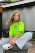 Футболка 1-021 салатовый Friends Prim