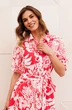 Платье 5126-2 коралл цветы GIZART фото 4