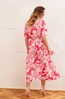 Платье 5126-2 коралл цветы GIZART фото 2