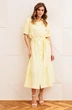 Платье 5126-2 сливочное масло GIZART