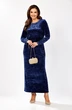 Платье 5319-1 синий GIZART