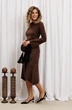 Платье 5433 шоколадный GIZART фото 4