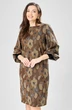 Платье 7385-1 коричневый + цветы GIZART фото 3