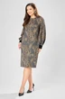 Платье 7385-1 серо-оливковый GIZART фото 3