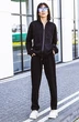 Спортивный костюм  3013 чёрный GO wear