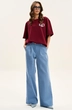 Футболка F1001V-12-01 вишня GO wear