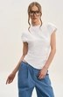 Топ F1009-01-01 белый GO wear
