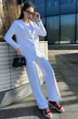 Костюм брючный f3065-01-01 белый GO wear