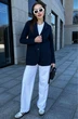 Костюм брючный f3065-20-04 темно синий GO wear