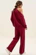 Костюм брючный F3074-12-01 вишня GO wear