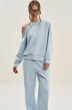 Костюм брючный F3074-29-1413 голубой GO wear