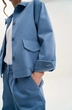 Костюм брючный F3109-29-1413 голубой GO wear
