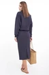 Костюм с юбкой f7001-30-03 графит GO wear