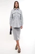 Костюм с юбкой f7032-29-01 пепел GO wear