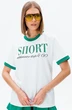 Футболка f1006-01-01(P23-02) белый + принт зеленый GO wear