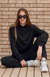 Спортивный костюм f3030-40-02 черный GO wear