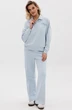 Костюм брючный f3075a-29-1413 голубой GO wear