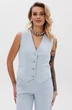 Костюм брючный f3088-29-1413 голубой GO wear
