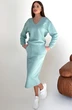 Костюм с юбкой f7002-26-688 ментол GO wear
