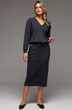 Костюм с юбкой f7002-30-03 графит GO wear