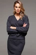 Костюм с юбкой f7002-30-03 графит GO wear