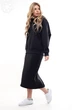 Костюм с юбкой f7034-40-02 черный GO wear