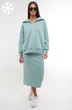 Костюм с юбкой f7034-26-688 ментол GO wear