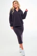 *Костюм с юбкой f7034-30-03 графит GO wear