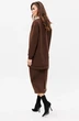 Костюм с юбкой f7052-23-03 коричневый GO wear