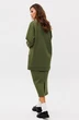 Костюм с юбкой f7052-28-02 хаки GO wear