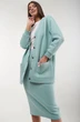 Костюм с юбкой f7052-26-688 ментол GO wear