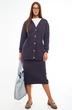 Костюм с юбкой f7052-30-03 графит GO wear
