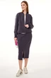 Костюм с юбкой f7055-30-03 графит GO wear