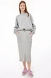 Костюм с юбкой f7056-29-01 пепел GO wear