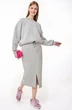 Костюм с юбкой f7056-29-01 пепел GO wear