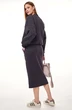 Костюм с юбкой f7056-30-03 графит GO wear