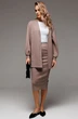 Костюм с юбкой f7064-04-03 капучино GO wear
