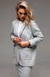 Костюм с юбкой f7065-50-04 серый меланж GO wear