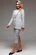Костюм с юбкой f7065-50-04 серый меланж GO wear