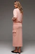Костюм с юбкой f7067-07-01 персик GO wear
