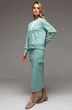 Костюм с юбкой f7067-26-688 ментол GO wear