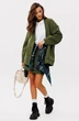 Костюм с юбкой f7092-28-02 хаки GO wear