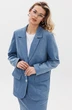 Костюм с юбкой f7107-29-1413 голубой GO wear