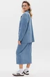Костюм с юбкой f7107-29-1413 голубой GO wear