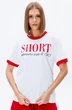 Костюм с шортами f8006-01-01(P11-02) белый + красный GO wear