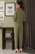 Костюм брючный 823-2 хаки Галеан Стиль фото 2