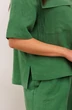 Костюм брючный 982-1 зеленый Галеан Стиль фото 4