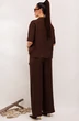 Костюм брючный 982-1 коричневый Галеан Стиль фото 2