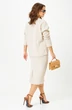 Костюм с юбкой 990 молочный Галеан Стиль фото 2