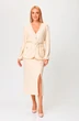 Костюм с юбкой 792 кремовый Gamma Gracia